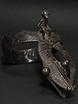 ガンのブロンズ腕輪（ヘビ・大）・ブルキナファソ<アフリカのブロンズ彫刻