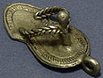 真鍮のサンダル(小)・ガーナ<アフリカのブロンズ彫刻