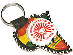 ビール王冠キーホルダー・ブルキナファソ<アフリカの雑貨