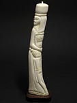 母子像（骨彫刻）・トーゴ<アフリカの彫刻