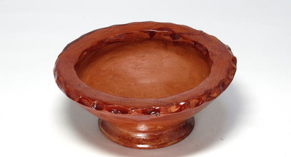 灰皿（彩色土器）・マリ<アフリカのやきもの