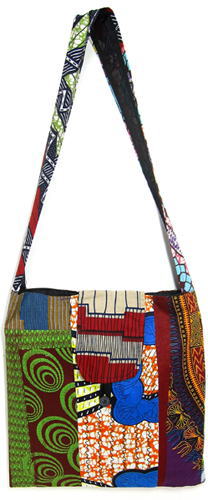 ショルダーバッグ(パーニュ＝アフリカンプリント)・ブルキナファソ<アフリカのファッション雑貨