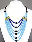 シードビーズネックレス・ブルキナファソ<アフリカのビーズアクセサリー