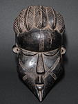 バサのマスク・リベリア<アフリカの仮面(木彫り)