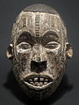 イボのマスク・ナイジェリア<アフリカの仮面(木彫り)