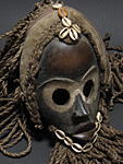 ダンのマスク・コートジボワール＜アフリカの仮面(木彫り)