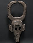 バンバラの野牛のマスク・マリ＜アフリカの仮面(木彫り)