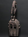 ドゴンのサルをのせたマスク・マリ<アフリカの仮面(木彫り)