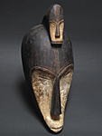 ファンの火の霊の仮面・ガボン<アフリカの仮面(木彫り)