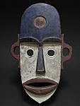 バボアの大きな耳のマスク・コンゴ民主共和国＜アフリカの仮面(木彫り)