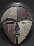 ヴヴィのマスク・ガボン＜アフリカの仮面(木彫り)