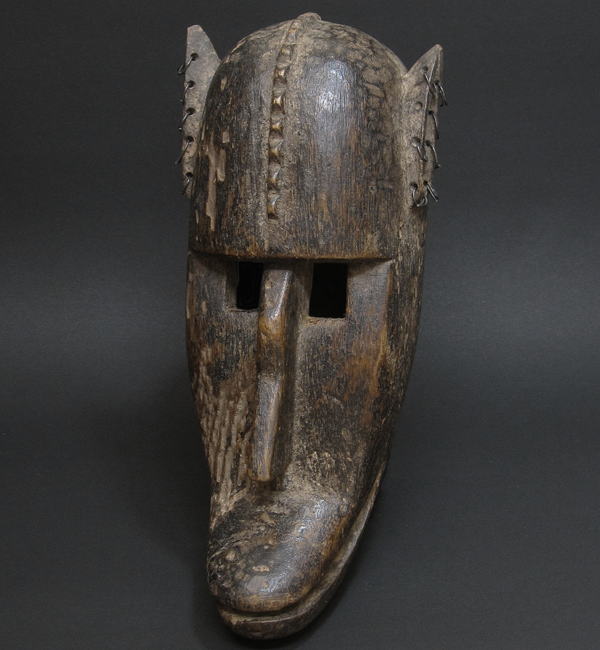バンバラのハイエナのマスク・マリ＜アフリカの仮面(木彫り)