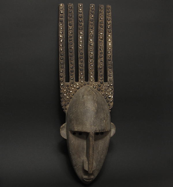 マルカorバンバラのントモのマスク(男性・大)・マリ＜アフリカの仮面(木彫り)