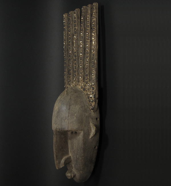 マルカorバンバラのントモのマスク(男性・大)・マリ＜アフリカの仮面(木彫り)