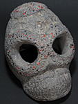 クロスリバーどくろ(骸骨)マスク・ナイジェリア＜アフリカの仮面(木彫り)