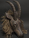 グルンシorボボのガゼルのマスク・ブルキナファソ＜アフリカの仮面(木彫り)