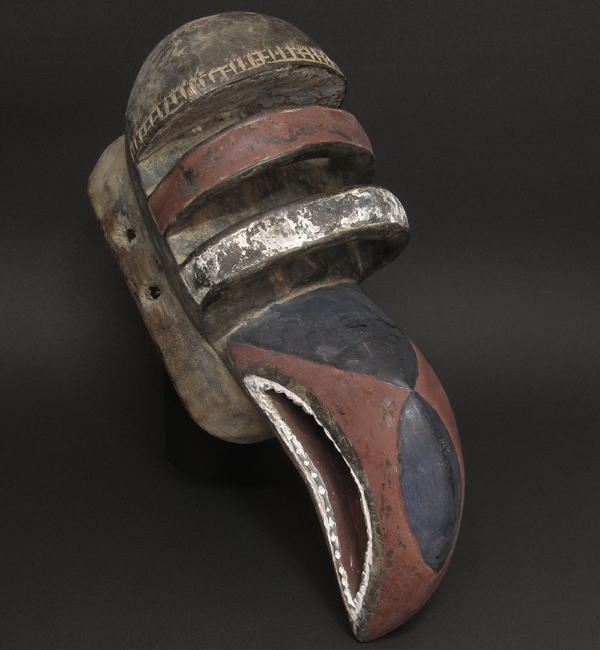 ゲレorダンのくちばしのマスク・コートジボワール＜アフリカの仮面(木彫り)