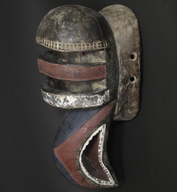 ゲレorダンのくちばしのマスク・コートジボワール＜アフリカの仮面(木彫り)