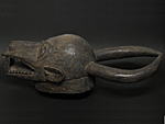 バウレの野牛のマスク（大）・コートジボワール＜アフリカの仮面(木彫り)