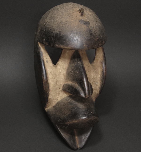 ダンorゲレのトラブルメーカーのマスク・コートジボワール＜アフリカの仮面(木彫り)