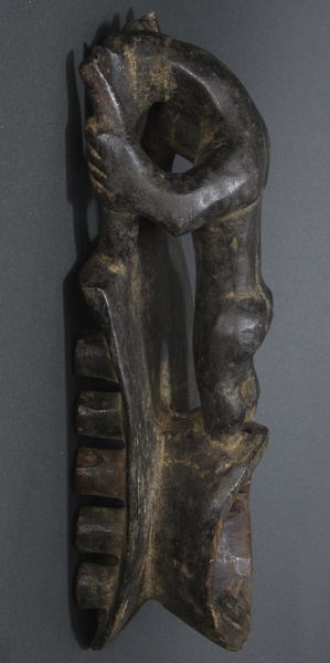 グレボの十二の目を持つ仮面(小)・コートジボワール＜アフリカの仮面(木彫り)
