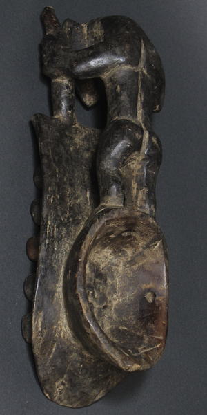 グレボの十二の目を持つ仮面(小)・コートジボワール＜アフリカの仮面(木彫り)