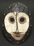 コモのイトゥリの森ののマスク・コンゴ民主共和国＜アフリカの仮面(木彫り)