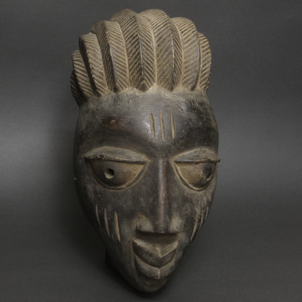 ヨルバのマスク・ベナンorナイジェリア＜アフリカの仮面(木彫り)
