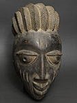ヨルバのマスク・ナイジェリア＜アフリカの仮面(木彫り)：アフリカ雑貨アザライ