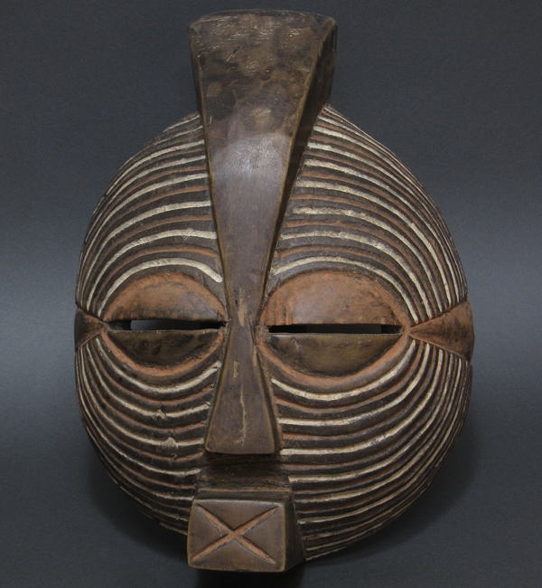 ルバのマスク・コンゴ民主共和国＜アフリカの仮面(木彫り)