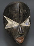 ダンのマスク・コートジボワール＜アフリカの仮面(木彫り)