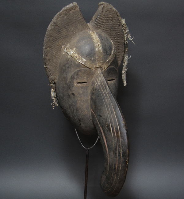 ダンのくちばしのマスク・コートジボワール＜アフリカの仮面(木彫り)