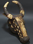 グルンシの野牛のマスク・ブルキナファソ＜アフリカの仮面(木彫り)