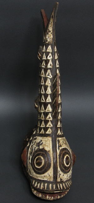 グルンシのサカナのマスク・ブルキナファソ＜アフリカの仮面(木彫り)