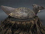 グルンシのホロホロチョウのマスク・ブルキナファソ＜アフリカの仮面(木彫り)