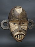 バボアの大きな耳の仮面・コンゴ民主共和国(旧ザイール)<アフリカの仮面(木彫り)