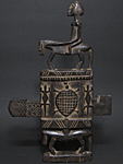 ドゴンの木彫りの錠前・マリ<アフリカの木彫り家具・民具