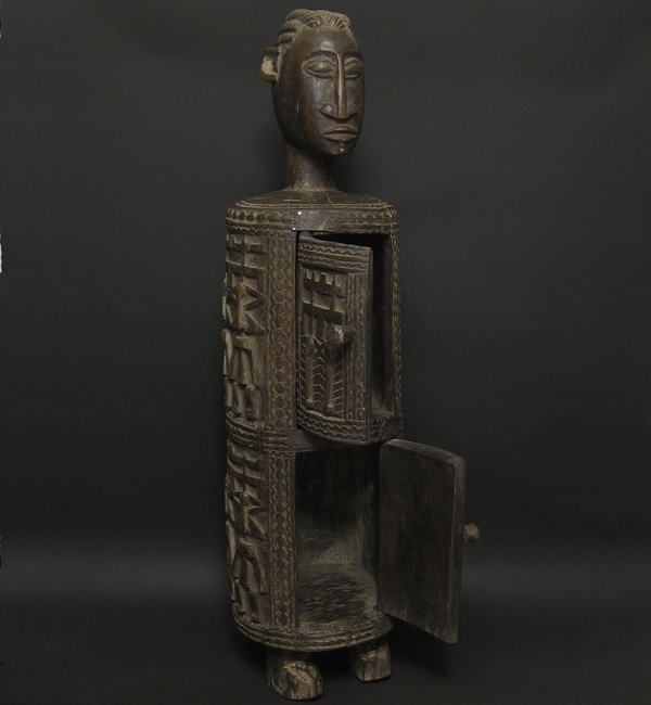 ドゴンの木彫り薬箪笥(大)・マリ<アフリカの木彫り家具・民具