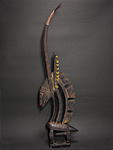 チワラ(雄・中)・バンバラ<アフリカの木彫り像