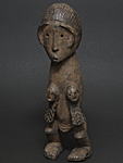 アザンデのバンダ像・コンゴ民主共和国or中央アフリカ共和国<アフリカの木彫り像