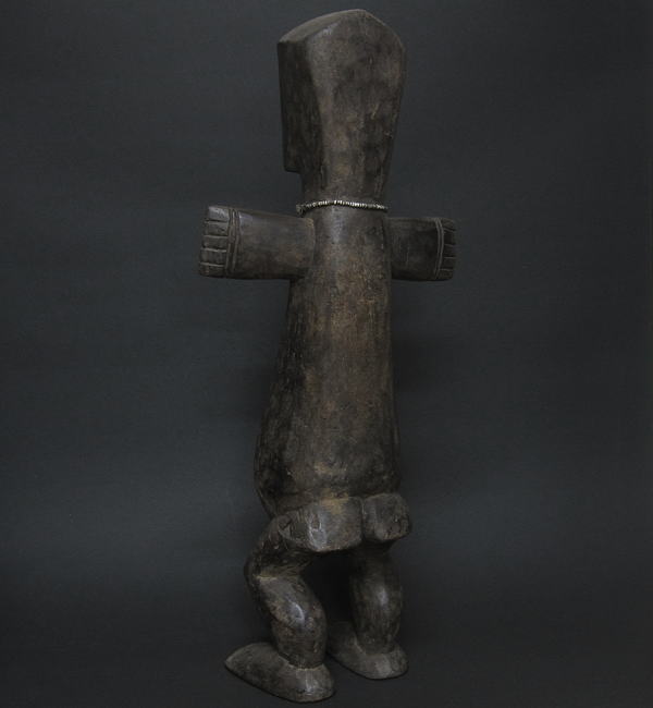 木彫り像(両性具有)<アフリカの木彫り像：アフリカ雑貨アザライ