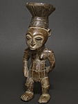 マングベトゥの祖霊像(小)・コンゴ民主共和国<アフリカの木彫り像：アフリカ雑貨アザライ