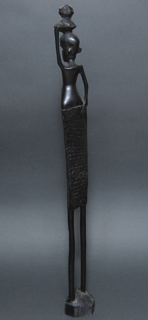 エボニー像(立像・大)<アフリカの木彫り像
