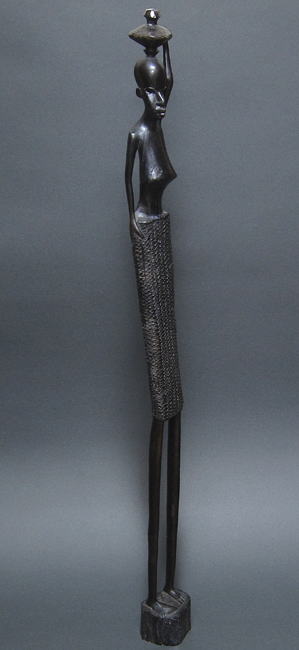 エボニー像(立像・大)<アフリカの木彫り像