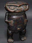 ティカール?のピグミー像(男)・カメルーンorガボン<アフリカの木彫り像