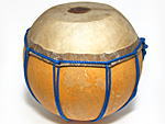 ベンドレ（ひょうたんドラム・特大）・ブルキナファソ<アフリカのひょうたん楽器：アフリカ雑貨アザライ