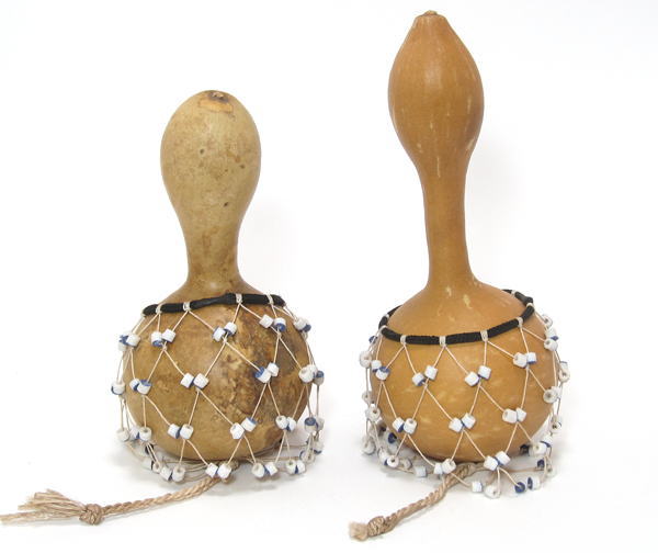 ヤバラ（ひょうたんマラカス）・ブルキナファソ<アフリカのひょうたん楽器
