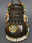 オロモのひょうたんミルク容器・エチオピア<アフリカのひょうたん容器：アフリカ雑貨アザライ