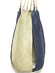 かご編みひょうたん吊り・ニジェール<アフリカのひょうたん容器