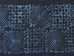 藍染め(帯状)・ブルキナファソ<アフリカの布
